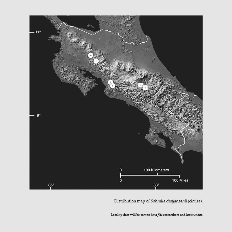 sobralia danjanzenii map